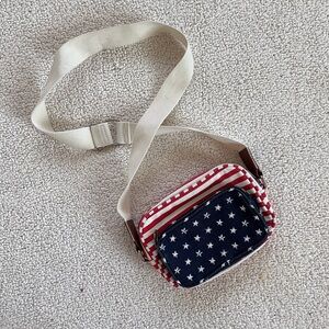 Mad Love Red and Blue Star Crossbody Bag